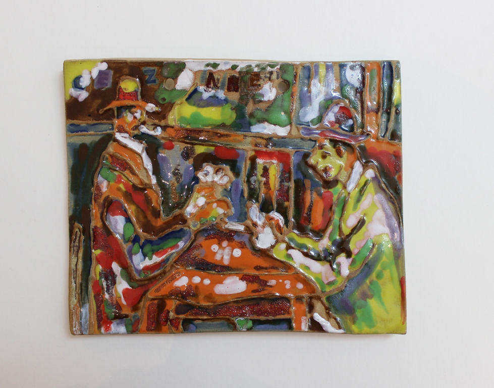 'After Cezanne's playing cards' by artist Sian Mathers